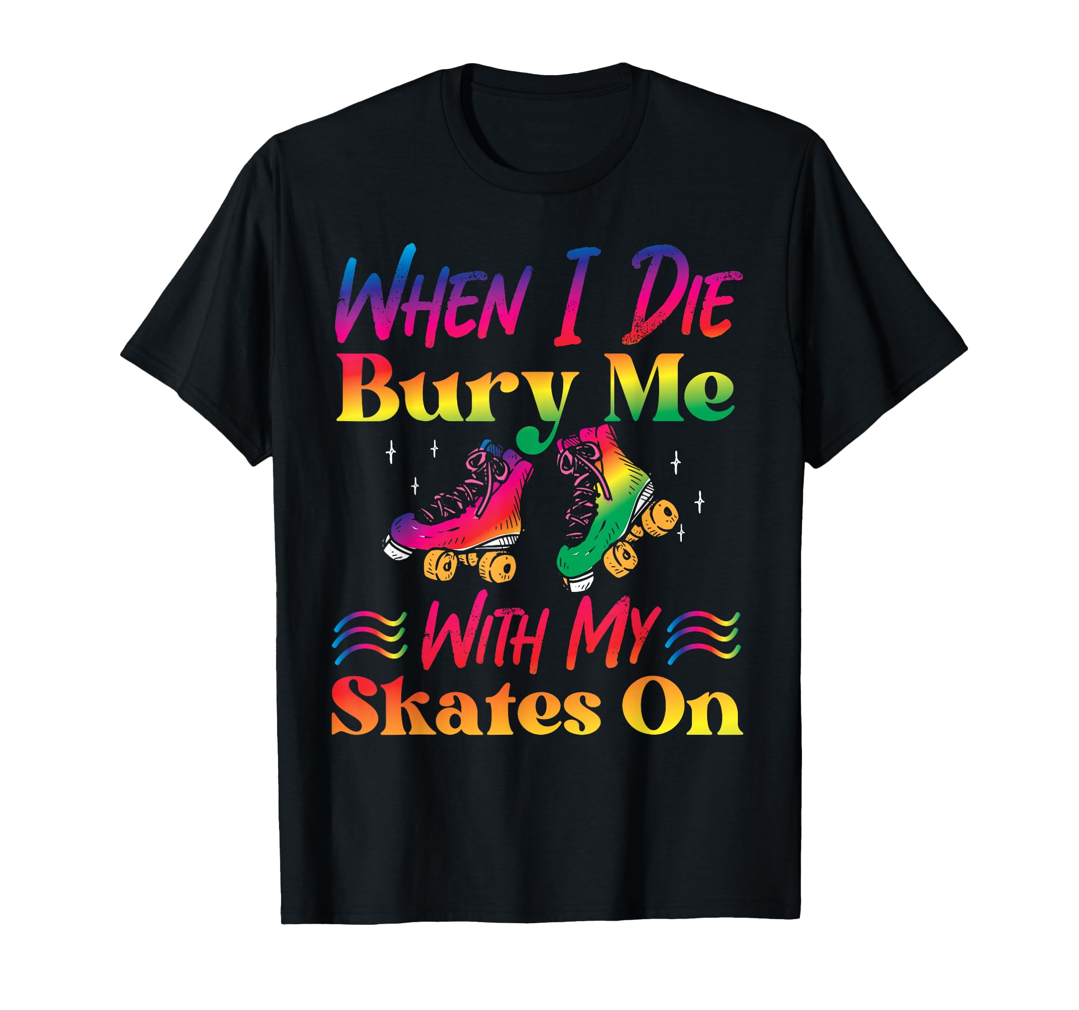 Roller Skating Skate 1970S T-Shirt - Custom Art Print Unisex - T-Shirt, Sweatshirt, Hoodie
