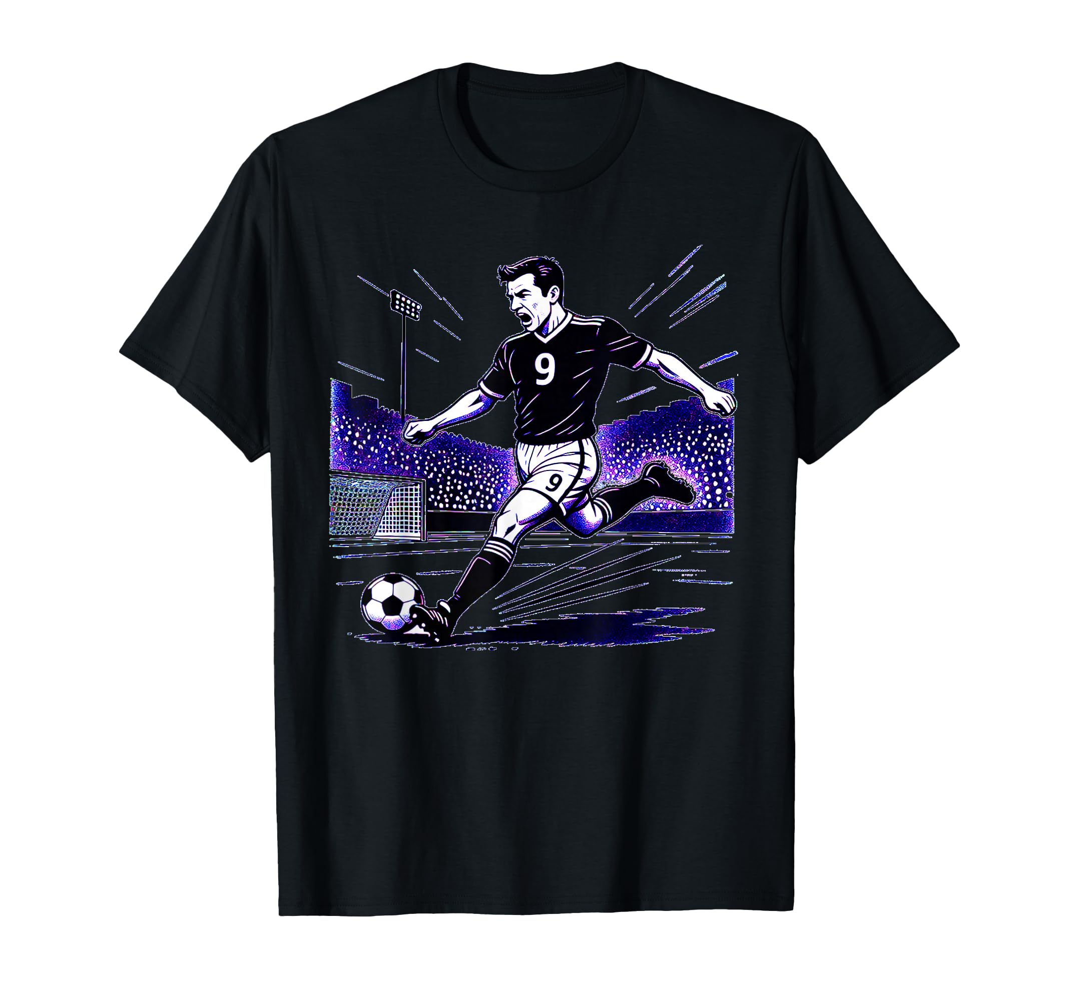 Soccer Butiful Game Lover Foodball T-Shirt - Custom Art Print Men Women - T-Shirt, Sweatshirt, Hoodie