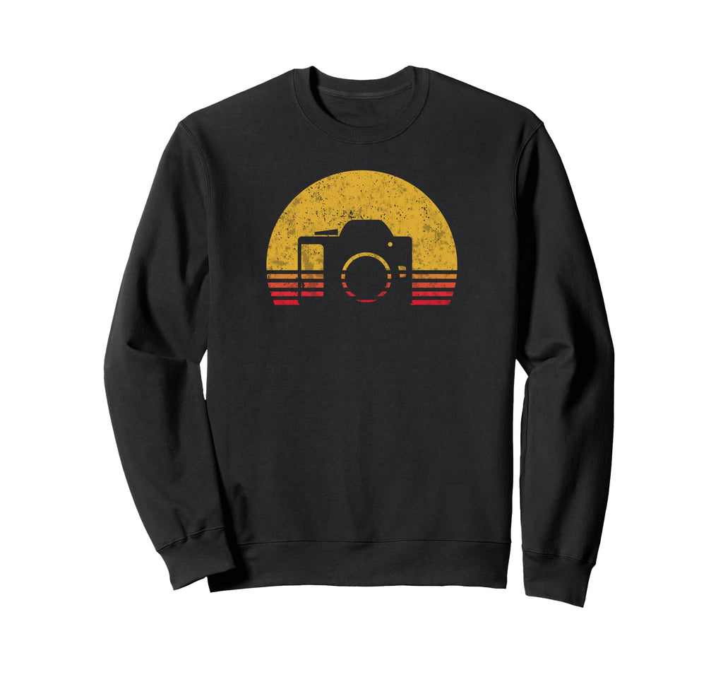 Sunset Camera Photographer Gift Sweatshirt - Trendy Graphic Unisex - T-Shirt, Sweatshirt, Hoodie