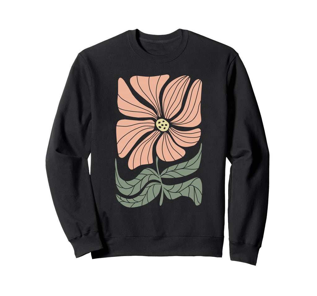 Boho Flower Floral Sweatshirt - Casual Everyday Wear Men Women - T-Shirt, Sweatshirt, Hoodie