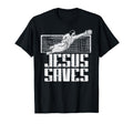 Jesus Saves Soccer Football Christian T-Shirt - Unique Graphic for Adults - T-Shirt, Sweatshirt, Hoodie