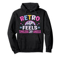 Roller Skates Party Feels Joy Wheels Hoodie - Custom Art Print Unisex - T-Shirt, Sweatshirt, Hoodie