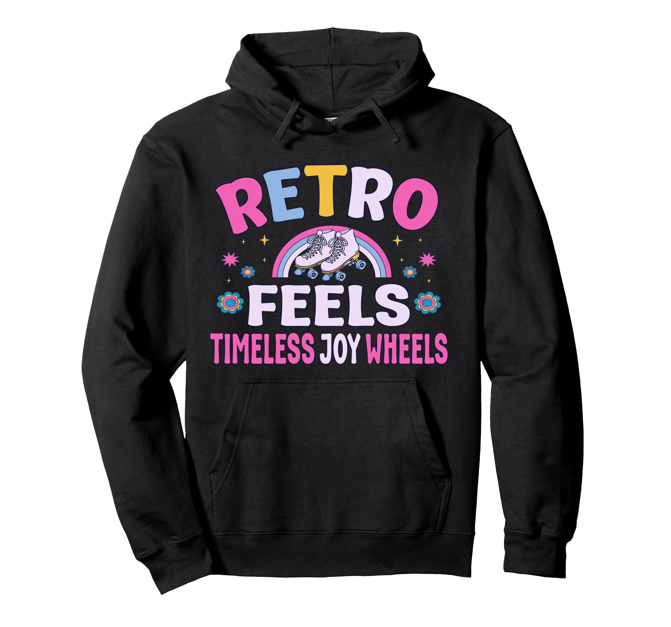 Roller Skates Party Feels Joy Wheels Hoodie - Custom Art Print Unisex - T-Shirt, Sweatshirt, Hoodie