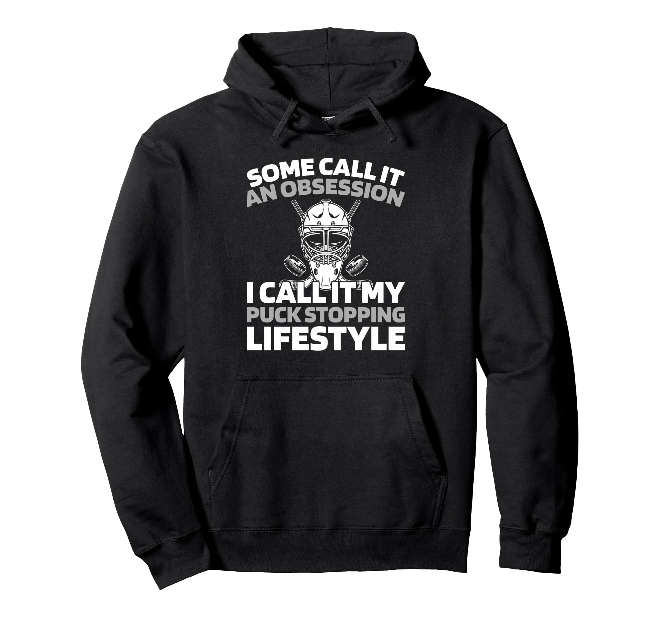 Hockey Goalkeeper Ice Hockey Goalie Hoodie - Custom Art Print for Adults - T-Shirt, Sweatshirt, Hoodie