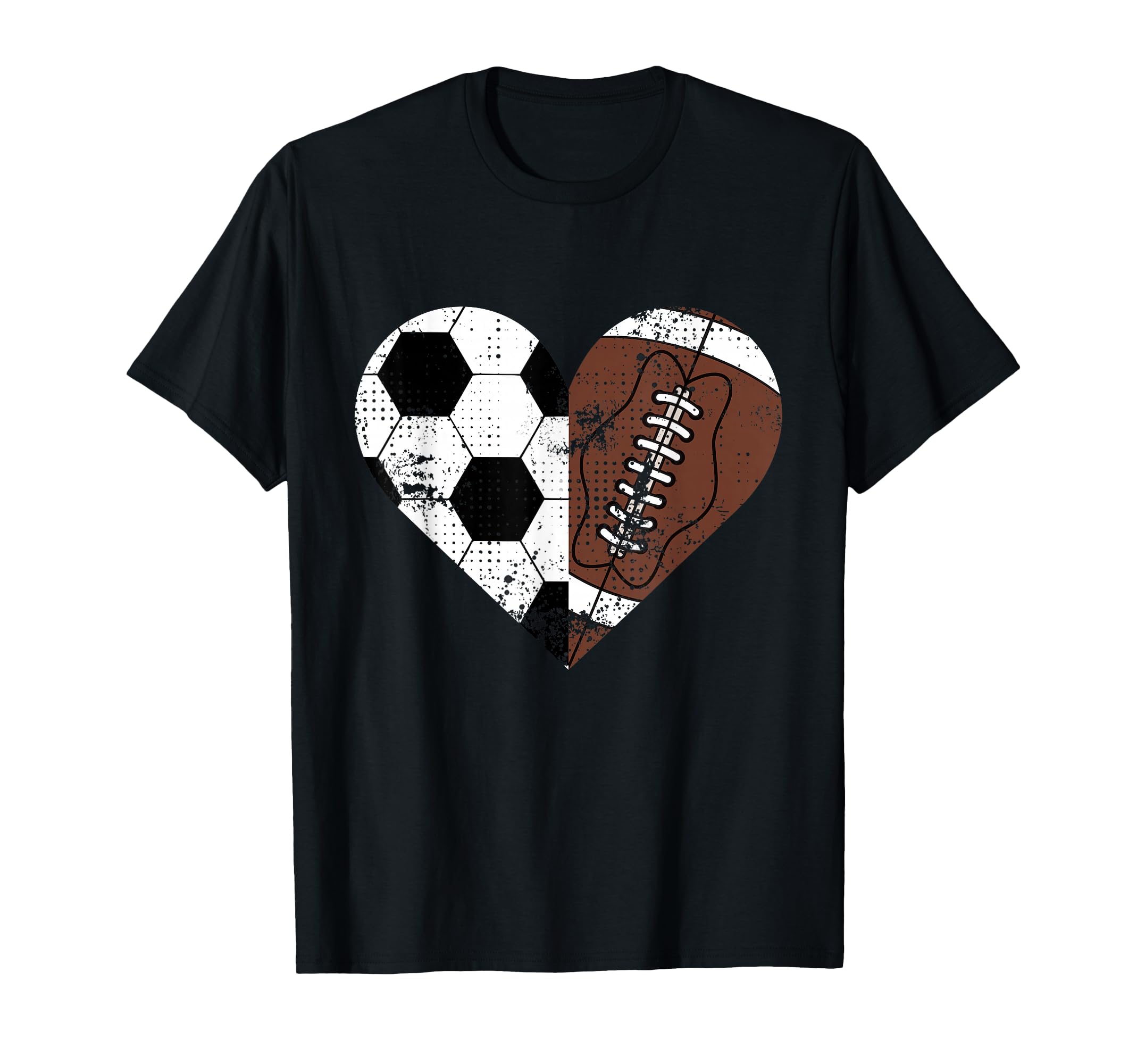 Leopard Soccer And Football Mom Funny T-Shirt - Novelty Apparel Unisex - T-Shirt, Sweatshirt, Hoodie