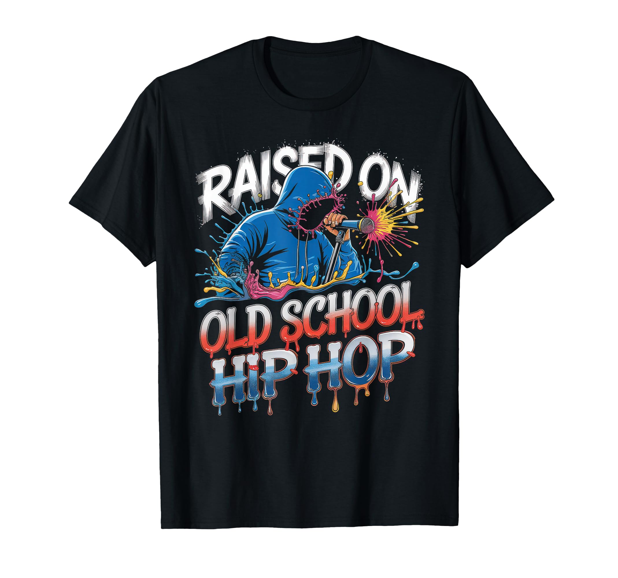 Raised Old School Hip Hop Cassette T-Shirt - Trendy Graphic Men Women - T-Shirt, Sweatshirt, Hoodie
