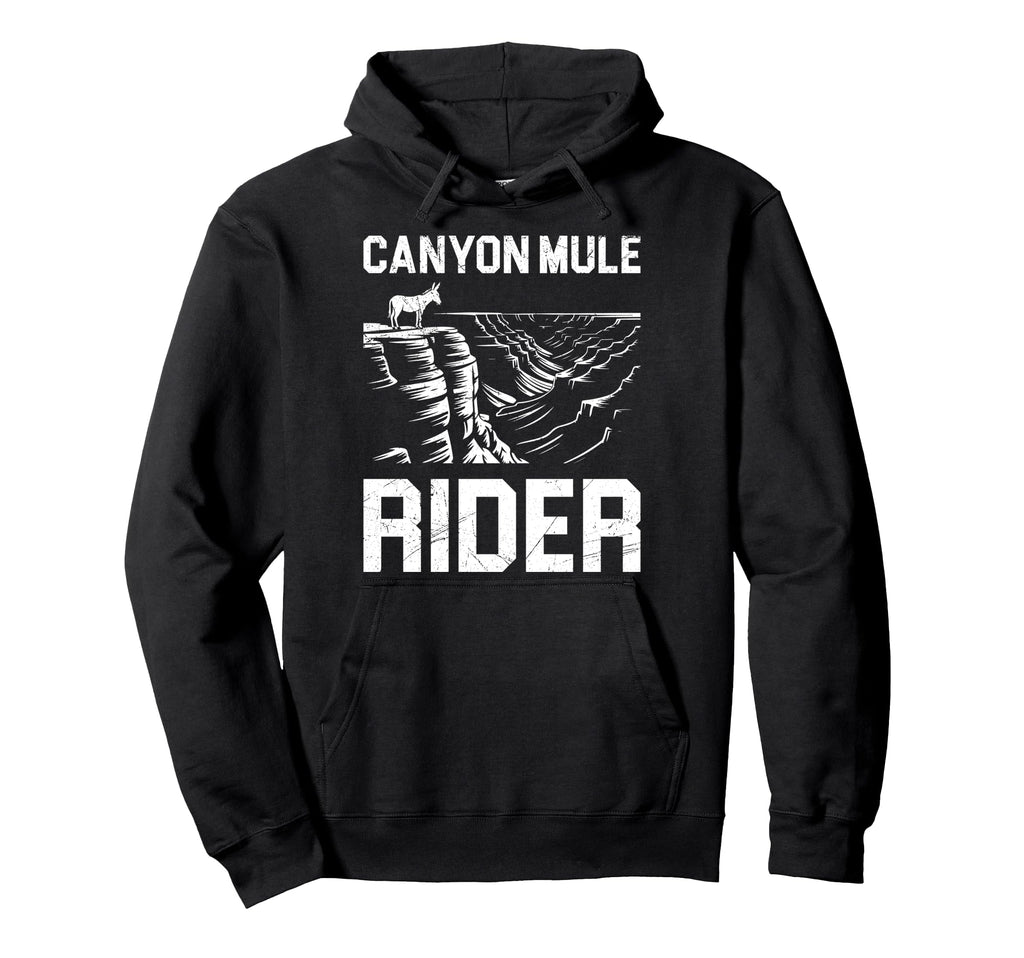 Grand Canyon Mule Rider Arizona Funny Hoodie - Unique Graphic for Adults - T-Shirt, Sweatshirt, Hoodie