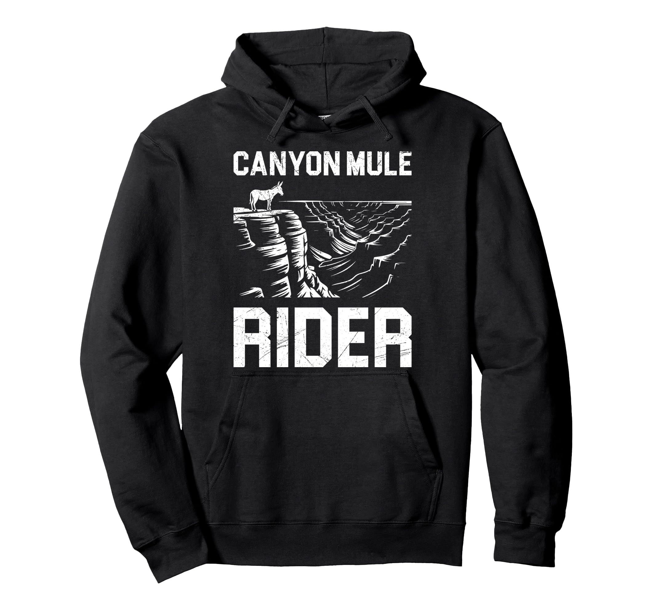 Grand Canyon Mule Rider Arizona Funny Hoodie - Unique Graphic for Adults - T-Shirt, Sweatshirt, Hoodie