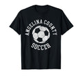 Angelina County Soccer Distressed 90S T-Shirt - Streetwear Style for Adults - T-Shirt, Sweatshirt, Hoodie