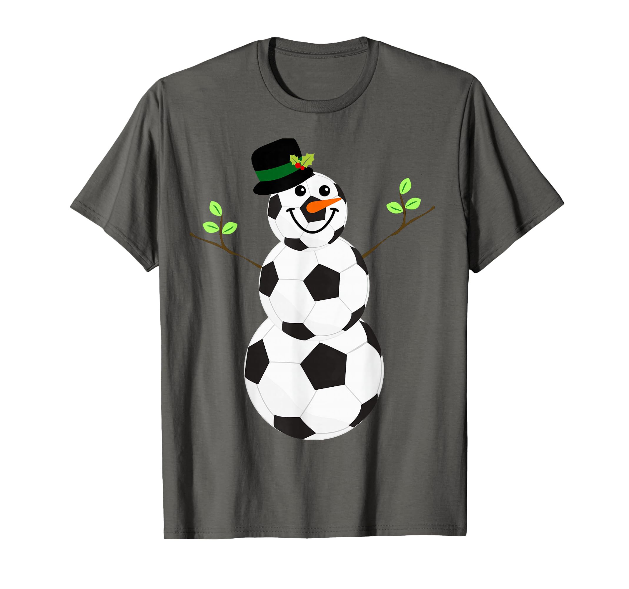 Soccer Balls Snowman Winter Sports Team T-Shirt - Minimalist Print Unisex - T-Shirt, Sweatshirt, Hoodie