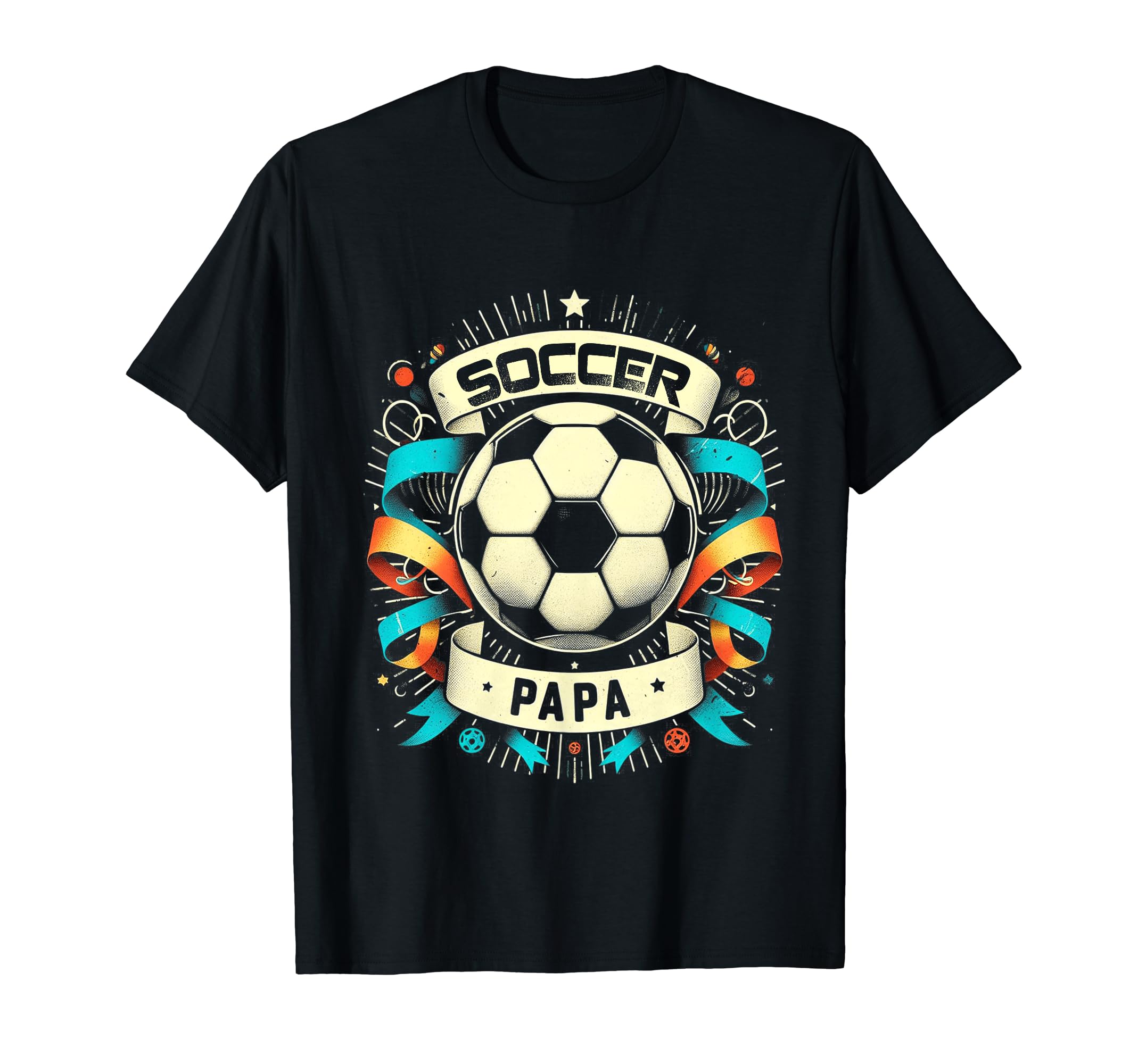Soccer Papa Family Matching Dad Fathers T-Shirt - Minimalist Print Unisex - T-Shirt, Sweatshirt, Hoodie