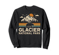 Glacier National Park Montana Sweatshirt - Custom Art Print for Adults - T-Shirt, Sweatshirt, Hoodie