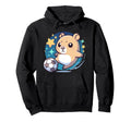 Soccer Player Hamster Kicking Soccer Ball Hoodie - Streetwear Style Unisex - T-Shirt, Sweatshirt, Hoodie