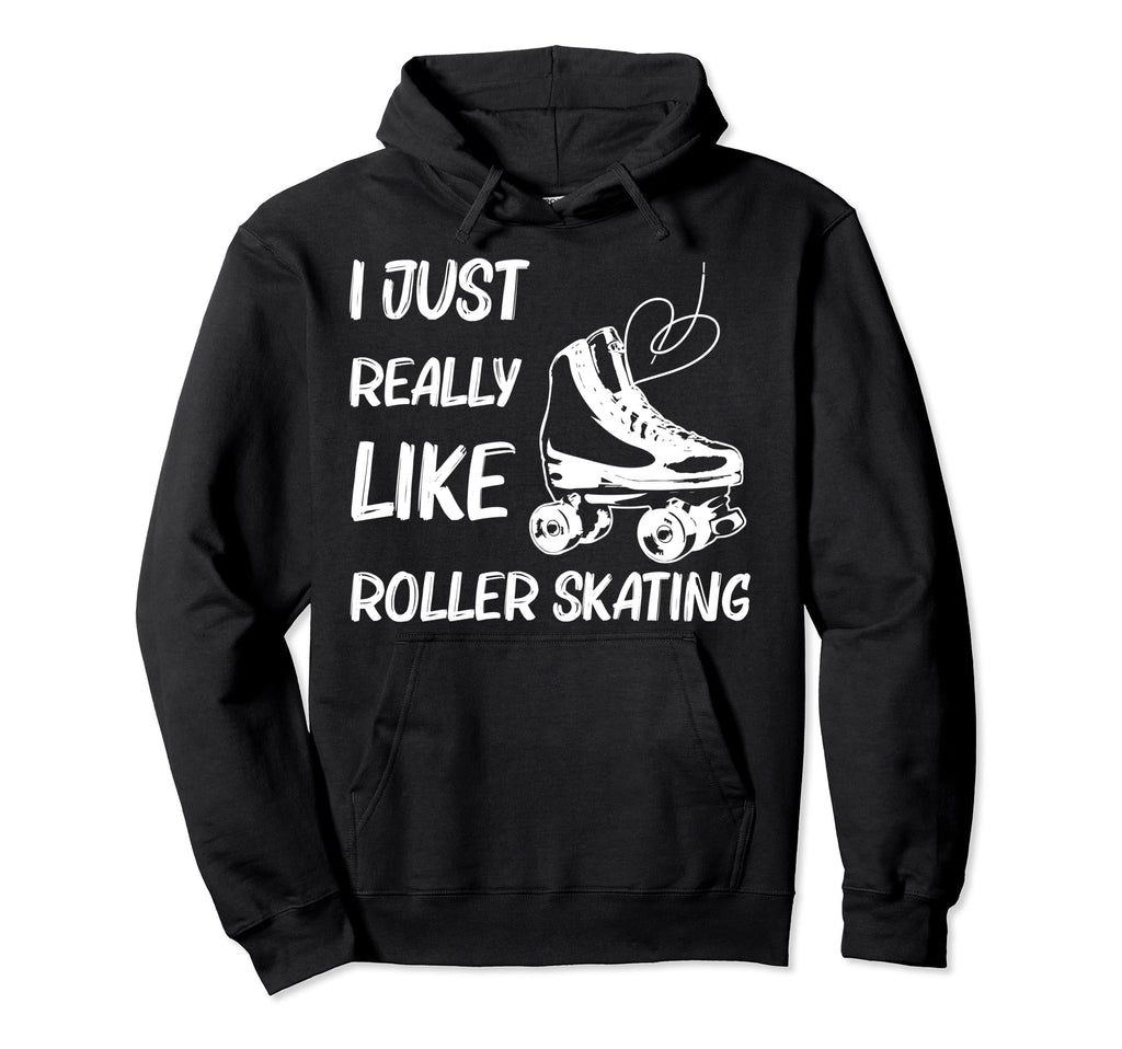 Roller Skating Disco Derby Skates Hoodie - Custom Art Print for Adults - T-Shirt, Sweatshirt, Hoodie