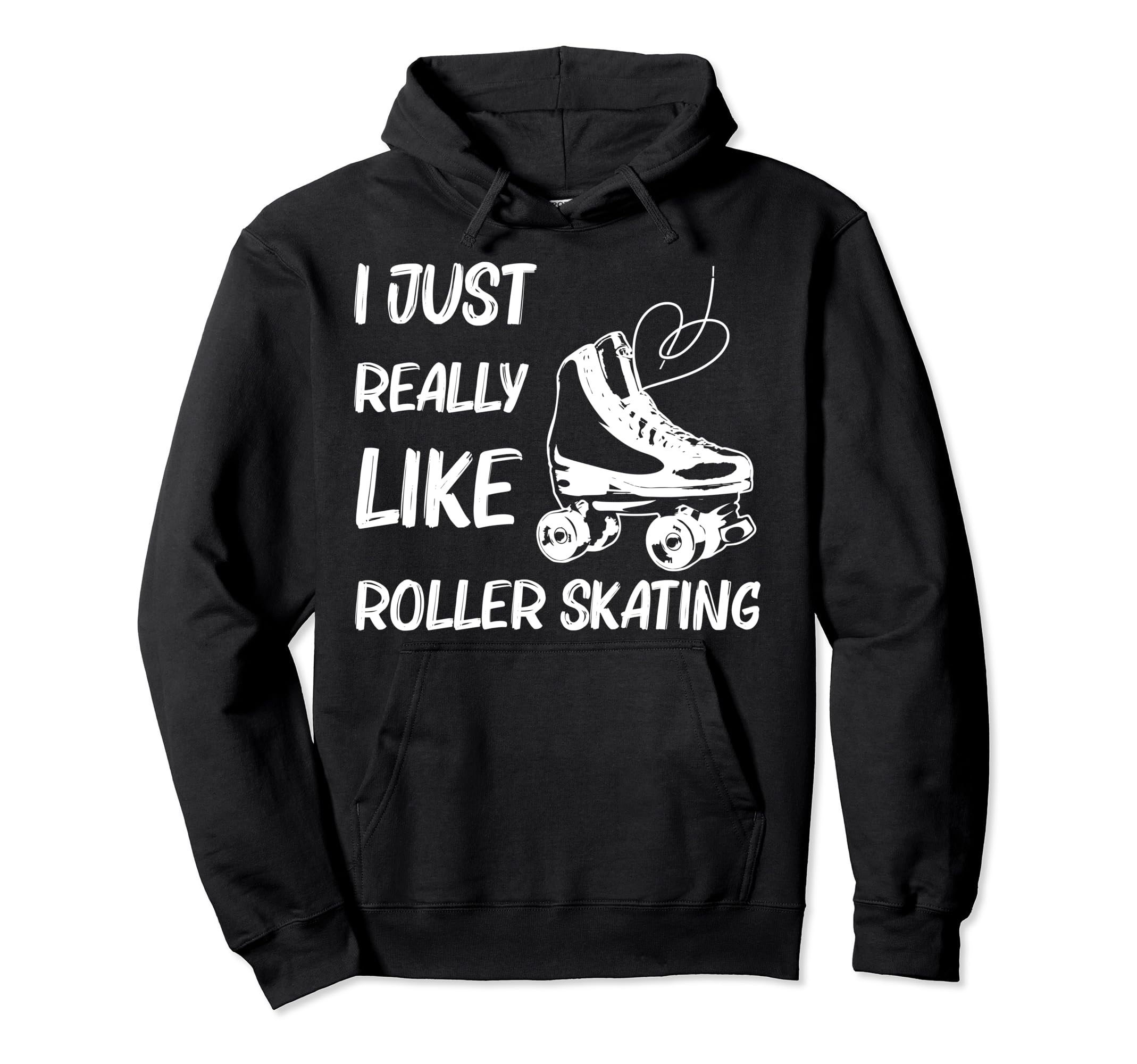 Roller Skating Disco Derby Skates Hoodie - Custom Art Print for Adults - T-Shirt, Sweatshirt, Hoodie