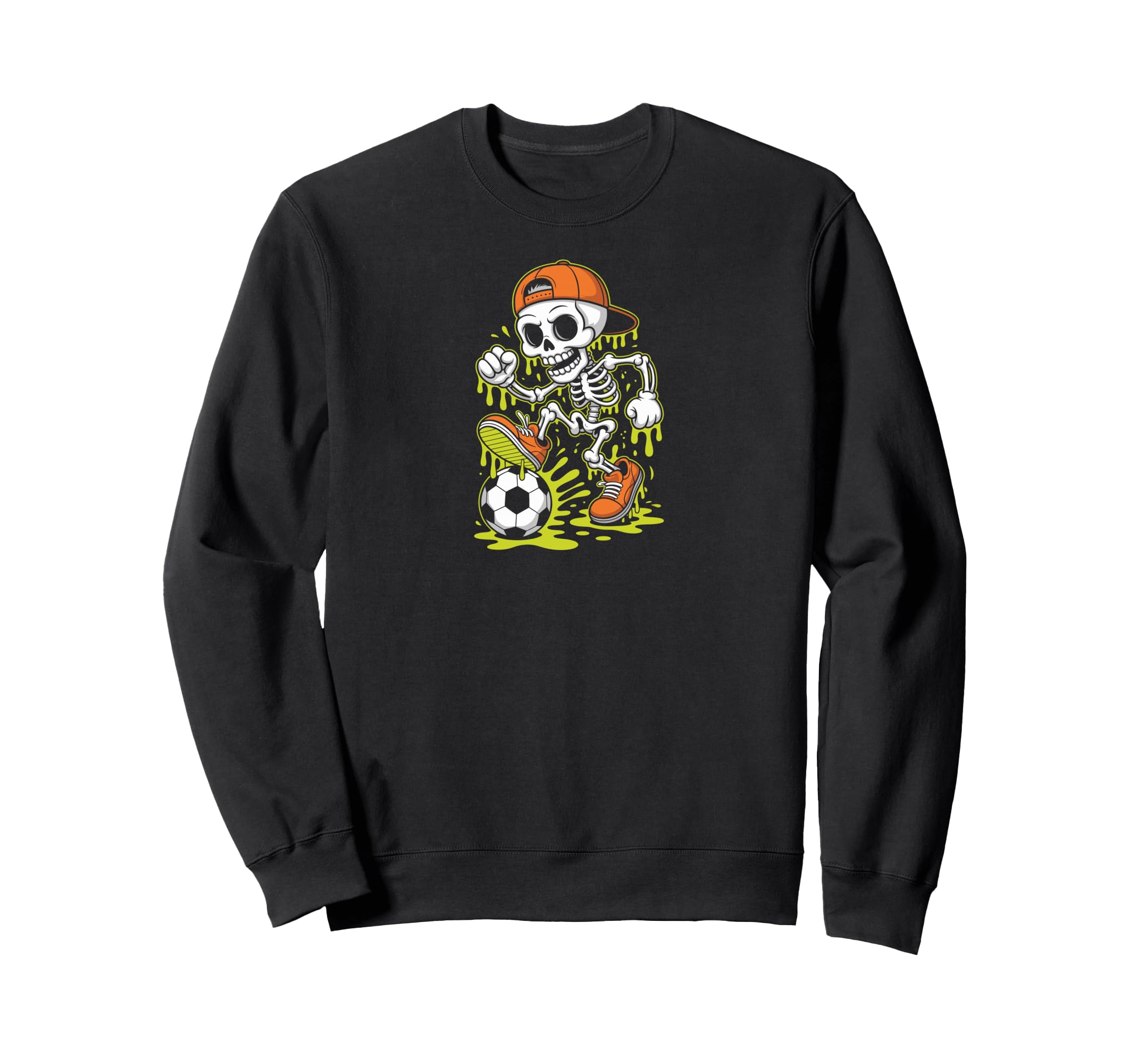 Soccer Football Halloween Sweatshirt - Casual Everyday Wear for Adults - T-Shirt, Sweatshirt, Hoodie