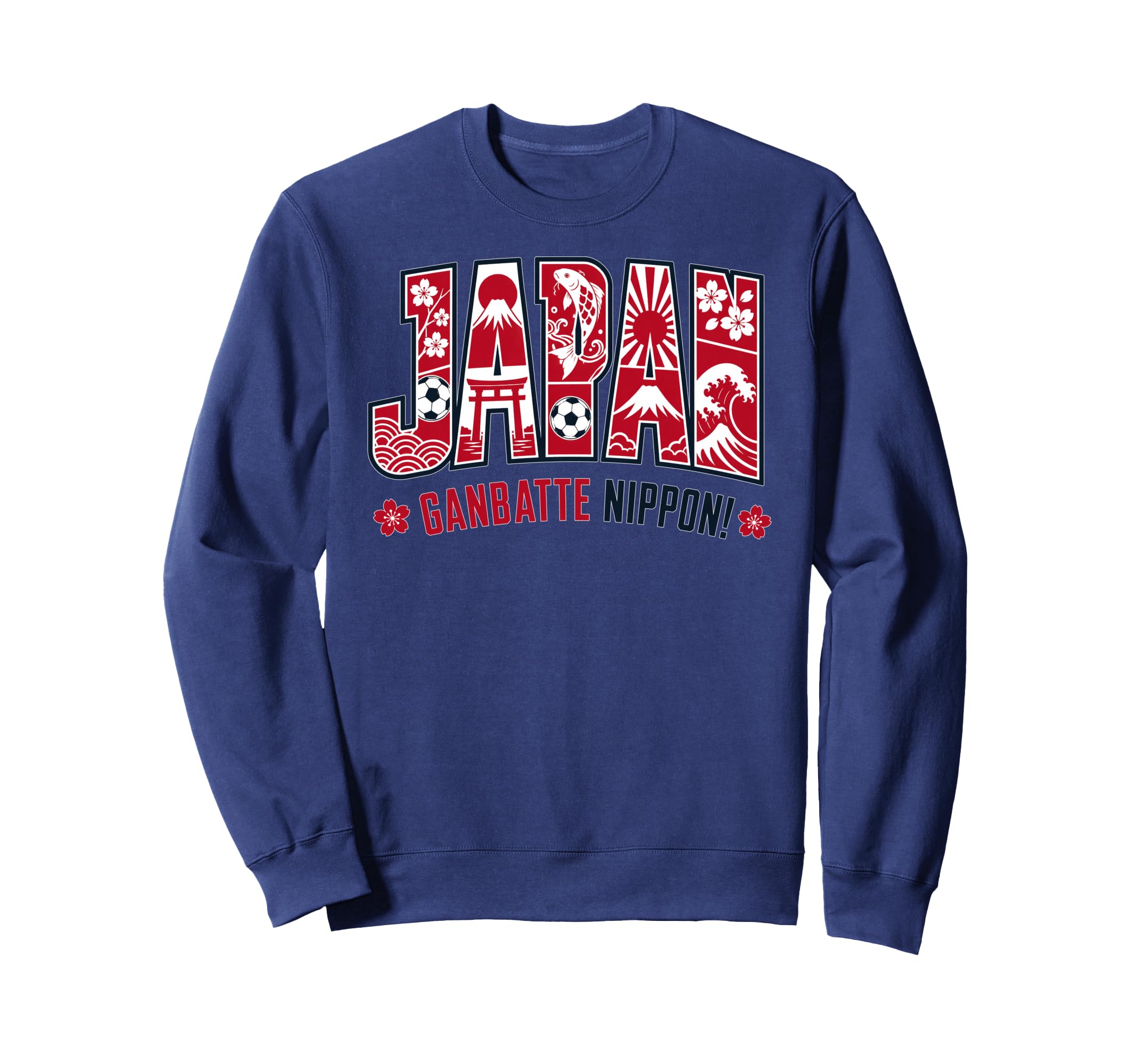 Japan Soccer 2026 Japanese Fans Sweatshirt - Minimalist Print Men Women - T-Shirt, Sweatshirt, Hoodie