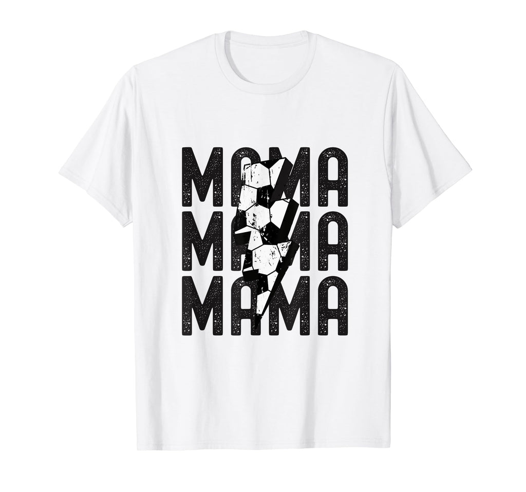 Soccer Mama Lightning Soccer Mothers Day T-Shirt - Custom Art Print Unisex - T-Shirt, Sweatshirt, Hoodie