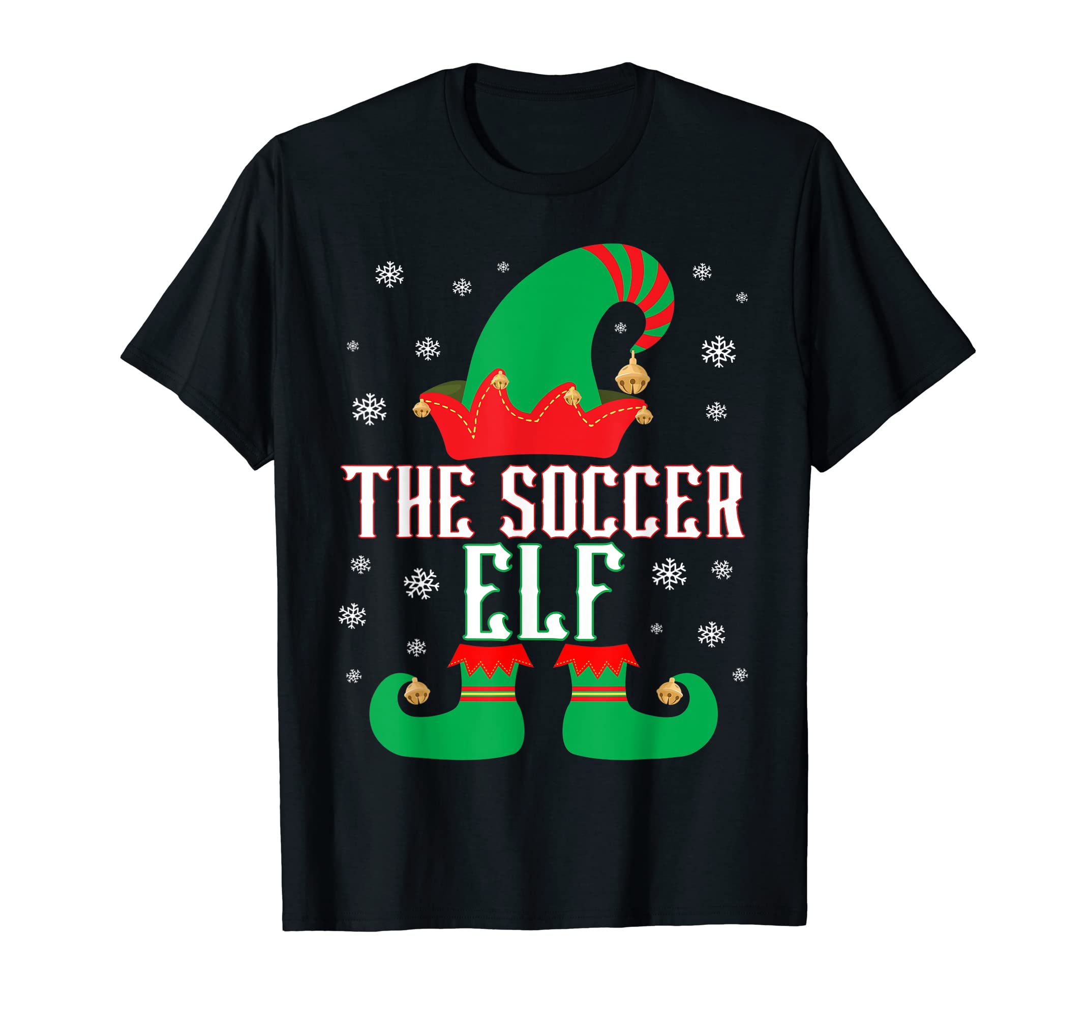 Soccer Elf Matching Family Group Party T-Shirt - Fun Novelty Design Unisex - T-Shirt, Sweatshirt, Hoodie