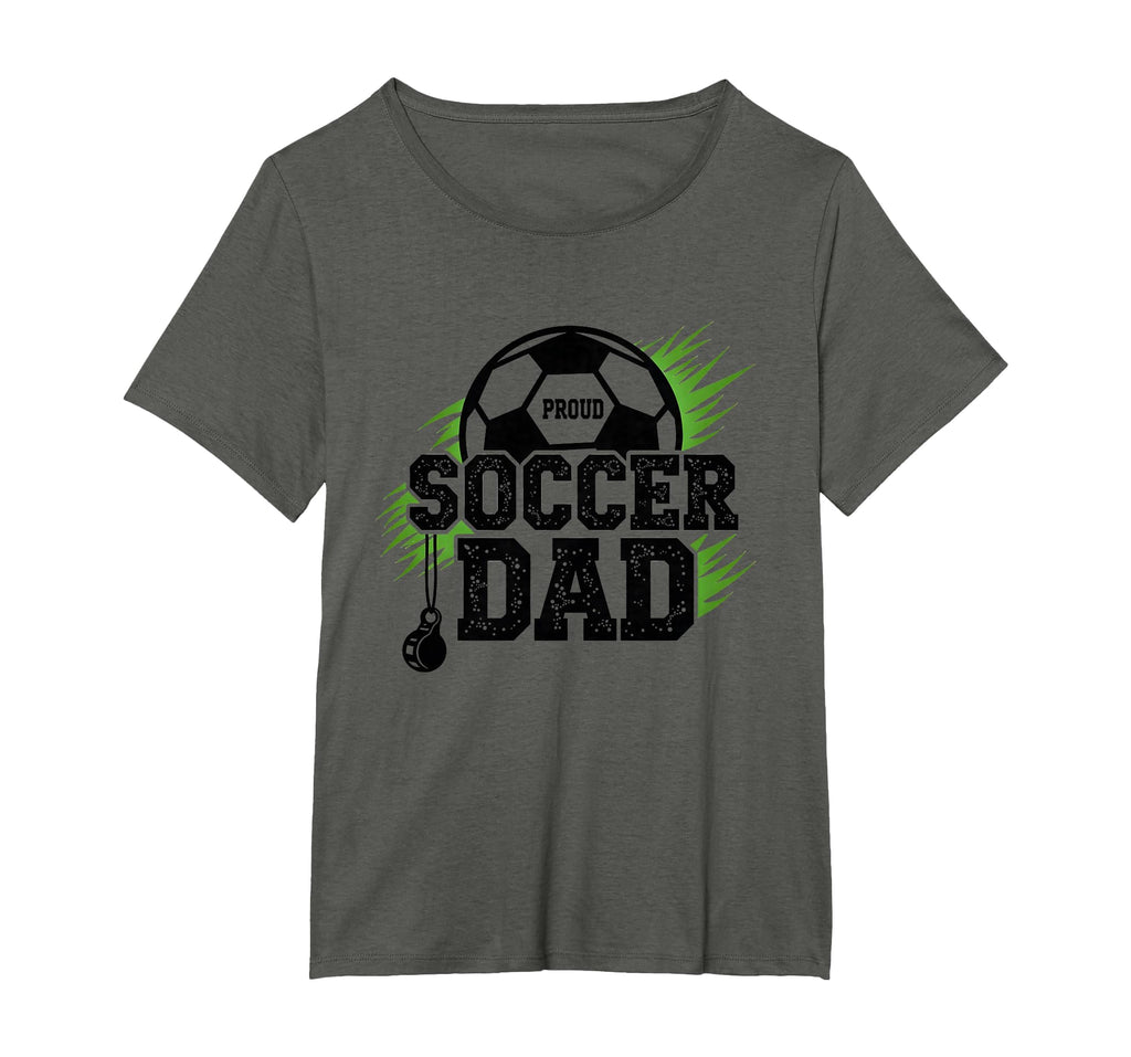Proud Soccer Dad Whistle Sports Fan T-Shirt - Graphic Print Unisex - T-Shirt, Sweatshirt, Hoodie