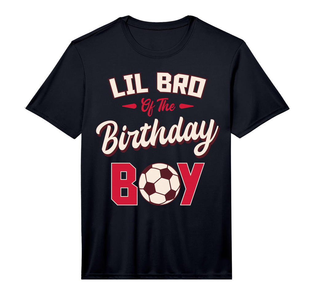 Lil Bro Birthday Soccer Player Bday T-Shirt - Fun Novelty Design Unisex - T-Shirt, Sweatshirt, Hoodie