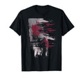 Grunge Black And Red Artistic T-Shirt - Custom Art Print Unisex - T-Shirt, Sweatshirt, Hoodie