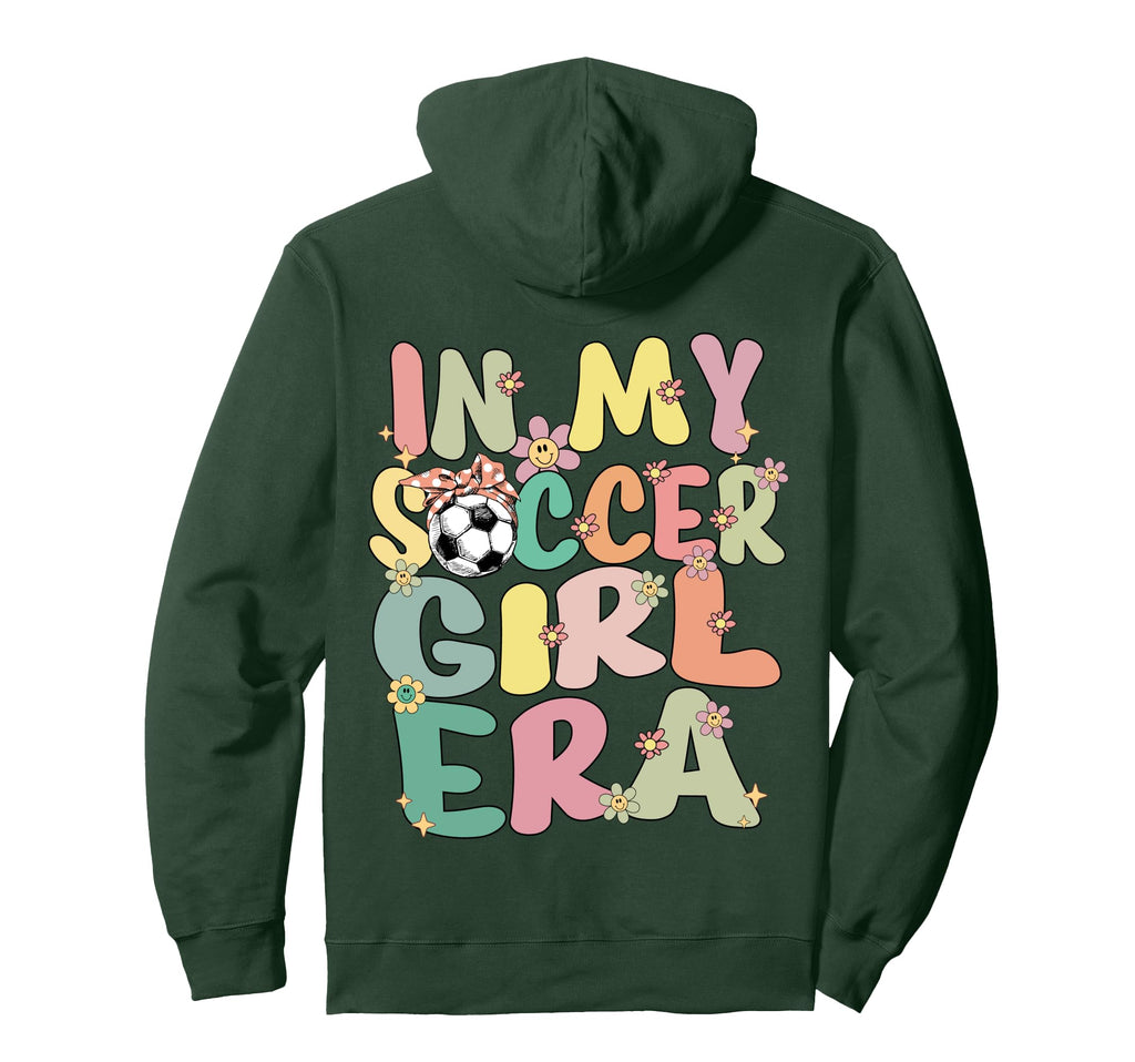 My Soccer Era Groovy Soccer Soccer Hoodie - Novelty Apparel Men Women - T-Shirt, Sweatshirt, Hoodie