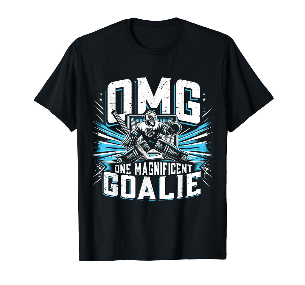 Funny Goalkeeper Ice Hockey Goalie T-Shirt - Fun Novelty Design Men Women - T-Shirt, Sweatshirt, Hoodie
