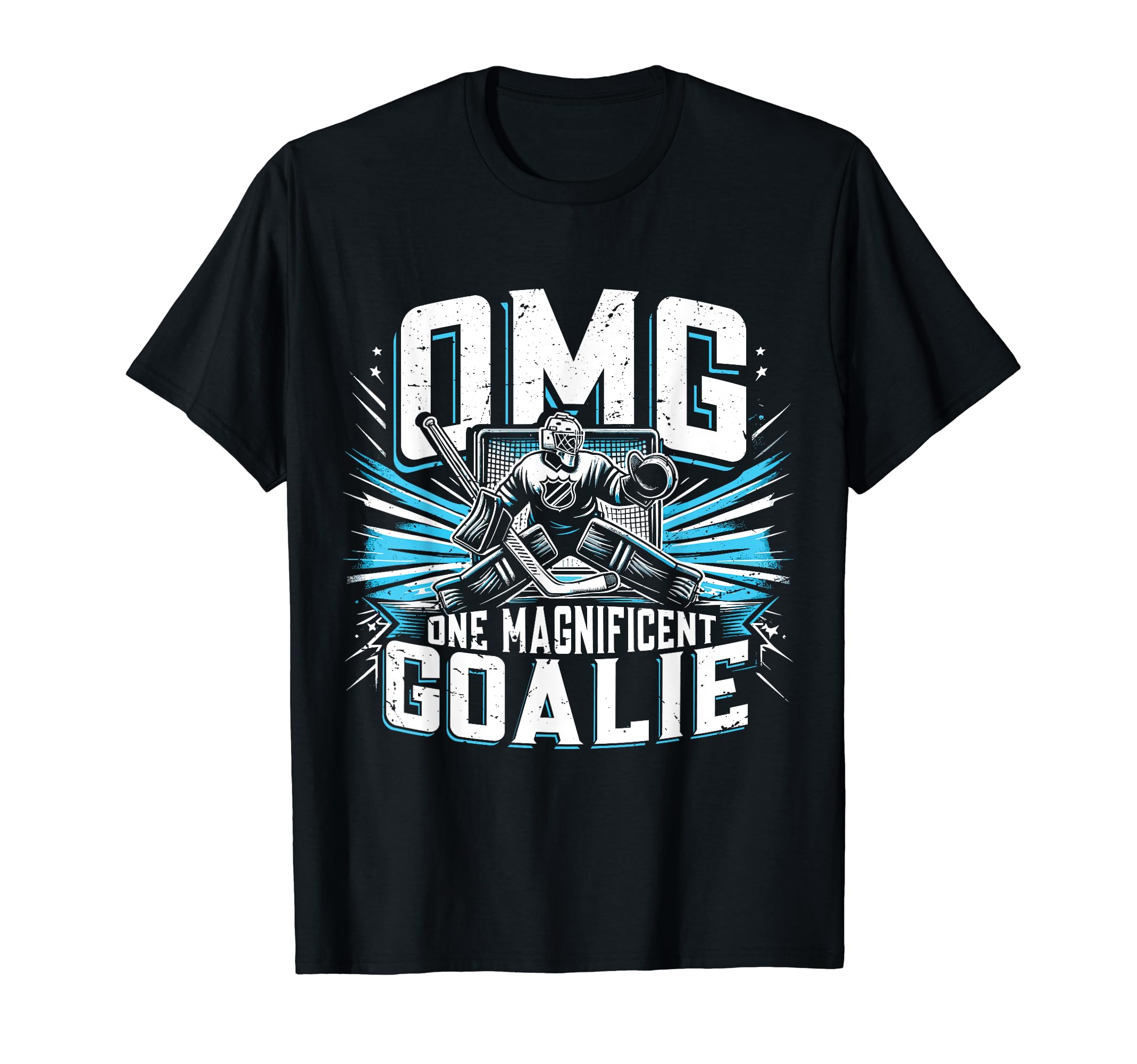 Funny Goalkeeper Ice Hockey Goalie T-Shirt - Fun Novelty Design Men Women - T-Shirt, Sweatshirt, Hoodie