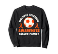 Multiple Sclerosis Awareness Soccer Sweatshirt - Graphic Print Men Women - T-Shirt, Sweatshirt, Hoodie