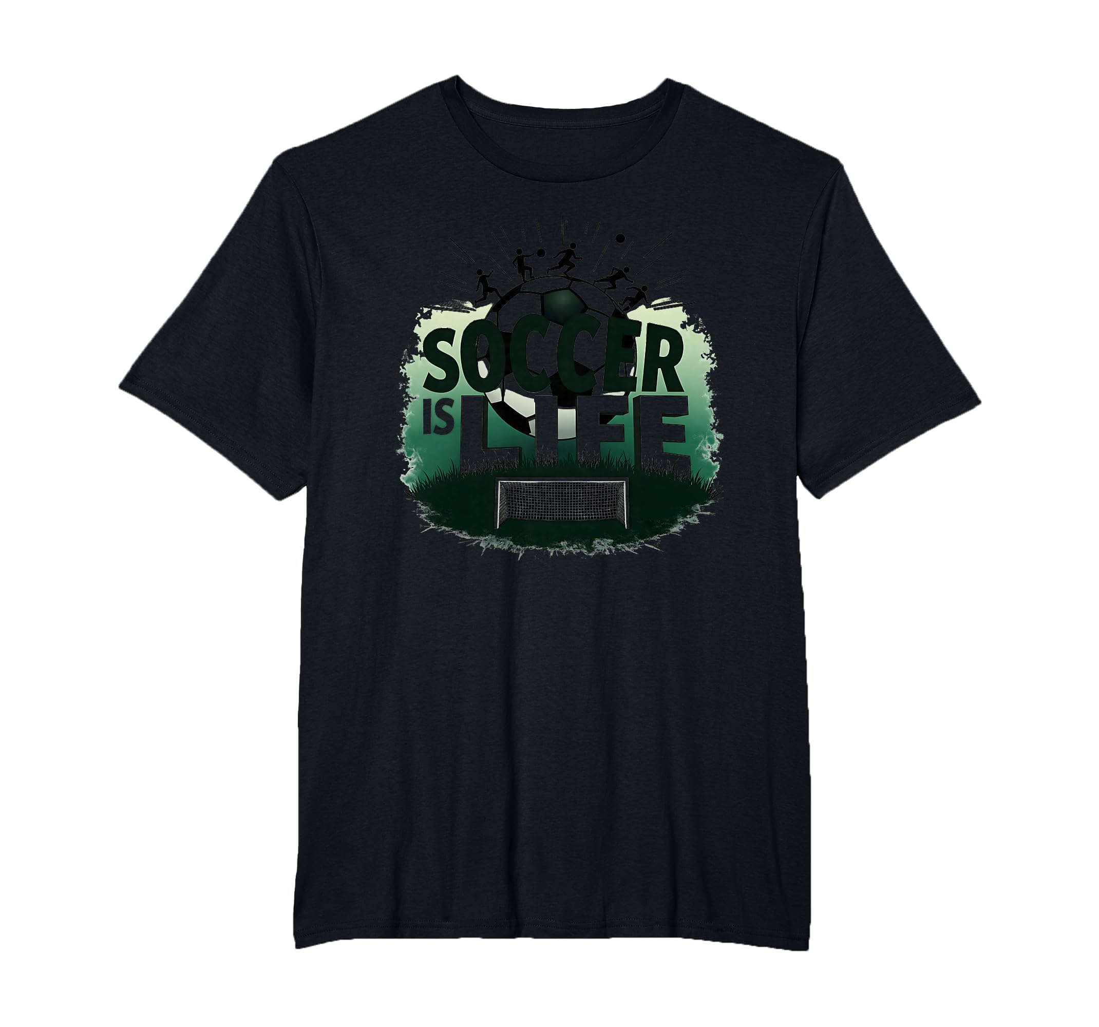 Soccer Is Life Inspiring Football T-Shirt - Aesthetic Graphic Men Women - T-Shirt, Sweatshirt, Hoodie