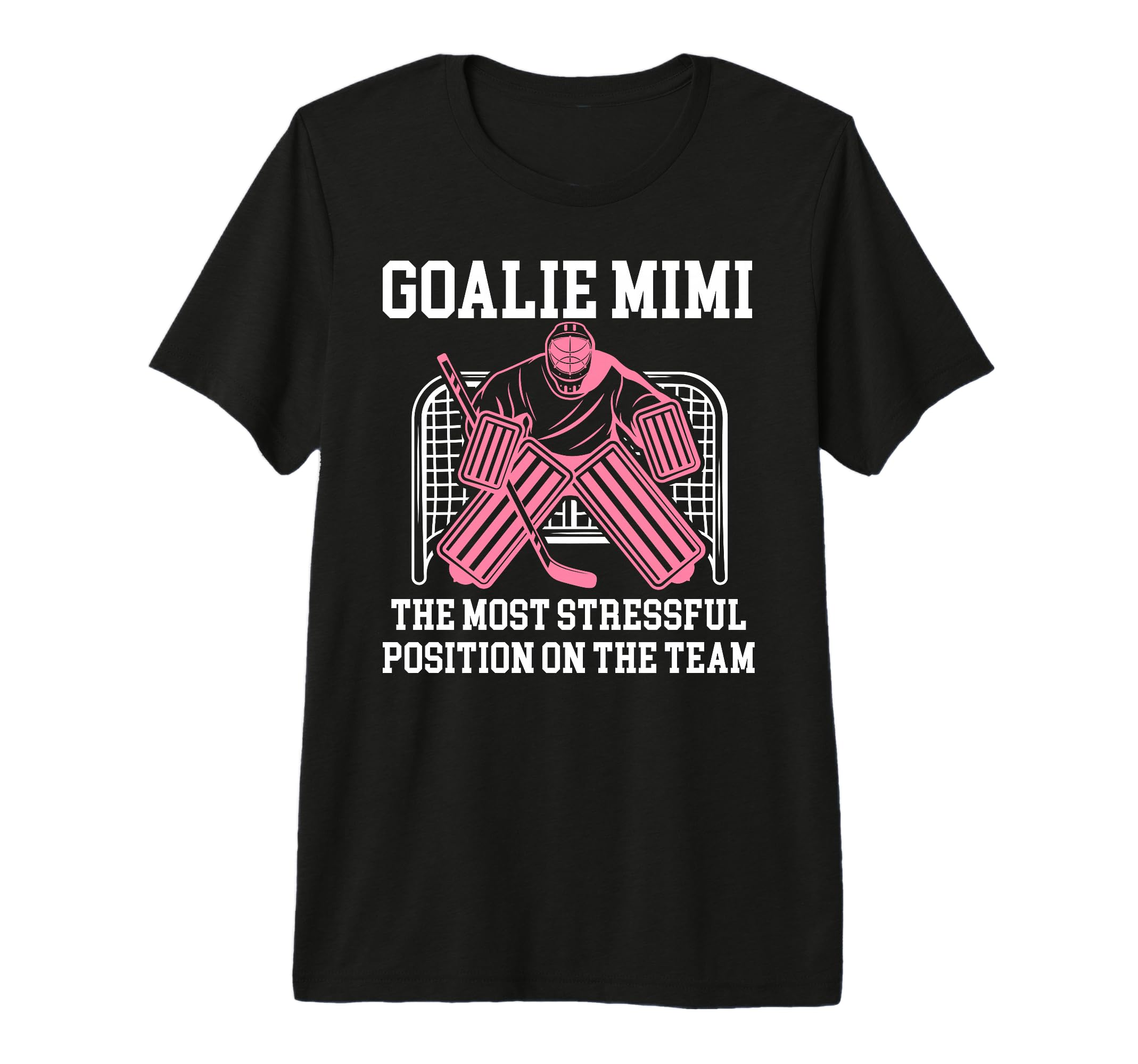 Funny Hockey Goalie Mimi Hockey T-Shirt - Minimalist Print for Adults - T-Shirt, Sweatshirt, Hoodie