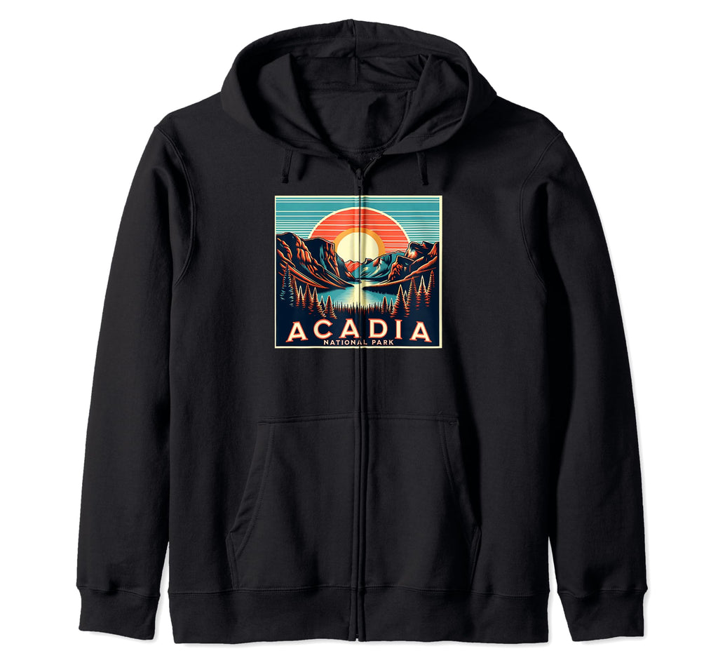 Acadia National Park Maine Usa T-Shirt - Minimalist Print for Adults - T-Shirt, Sweatshirt, Hoodie