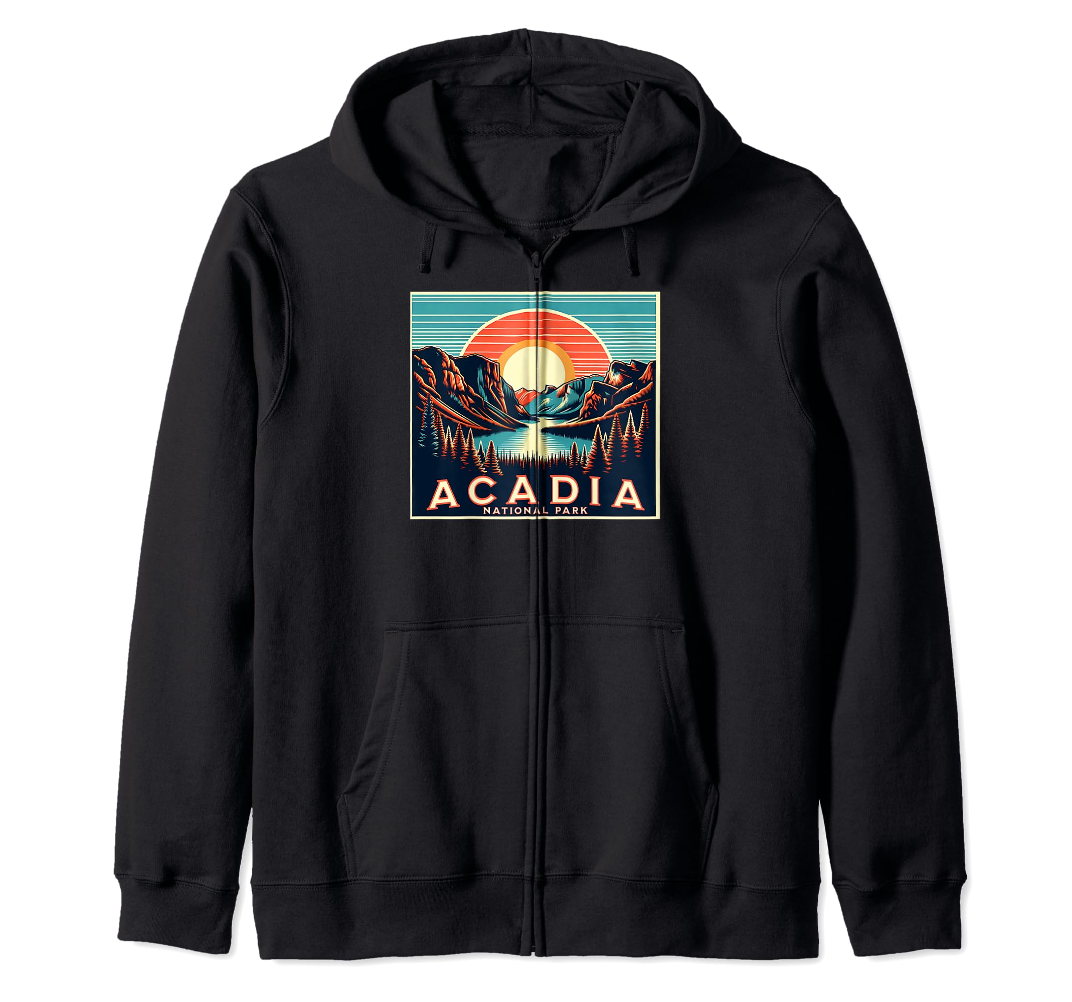 Acadia National Park Maine Usa T-Shirt - Minimalist Print for Adults - T-Shirt, Sweatshirt, Hoodie