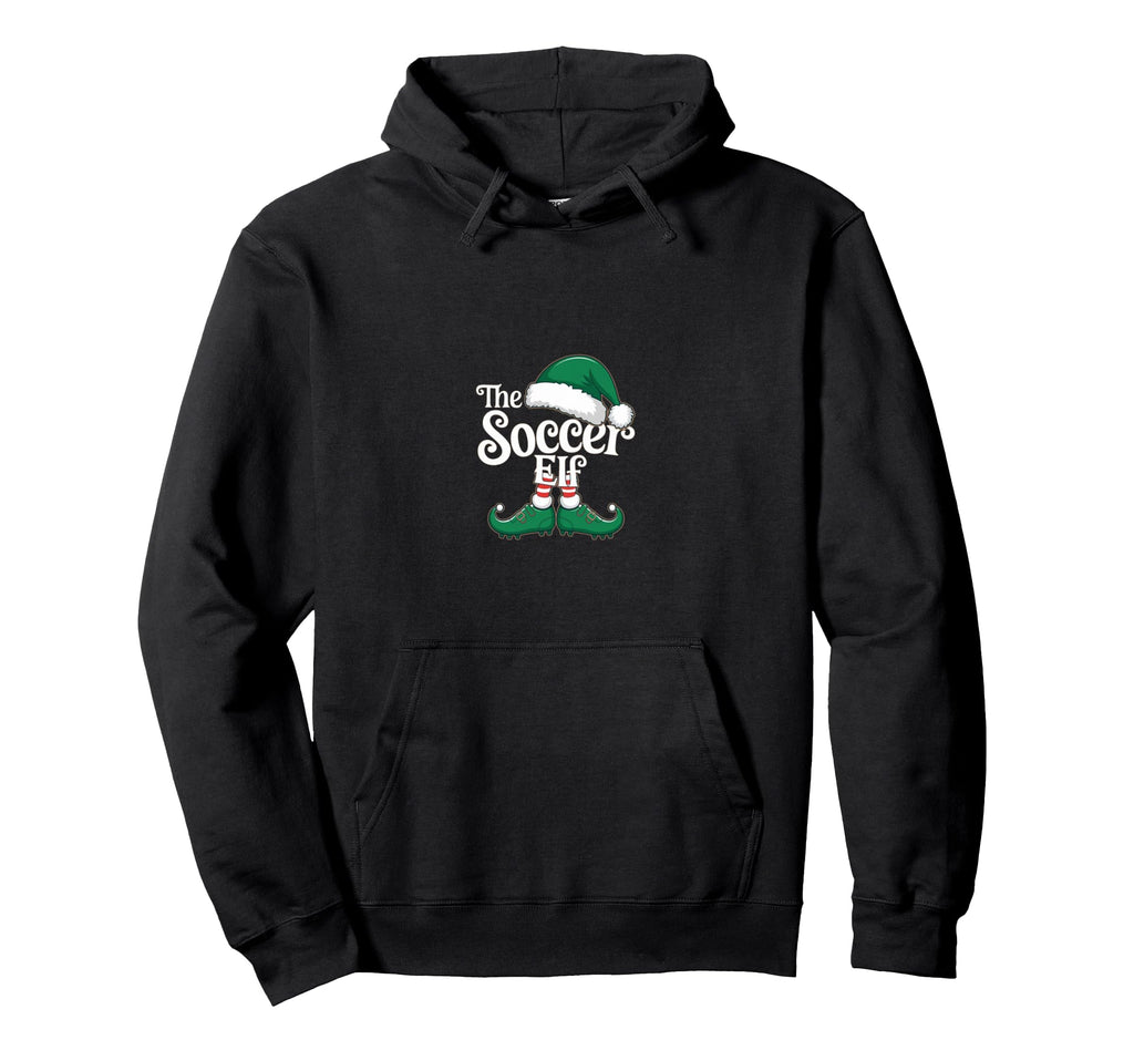 Soccer Elf Matching Family Soccer Elf Hoodie - Fun Novelty Design Unisex - T-Shirt, Sweatshirt, Hoodie