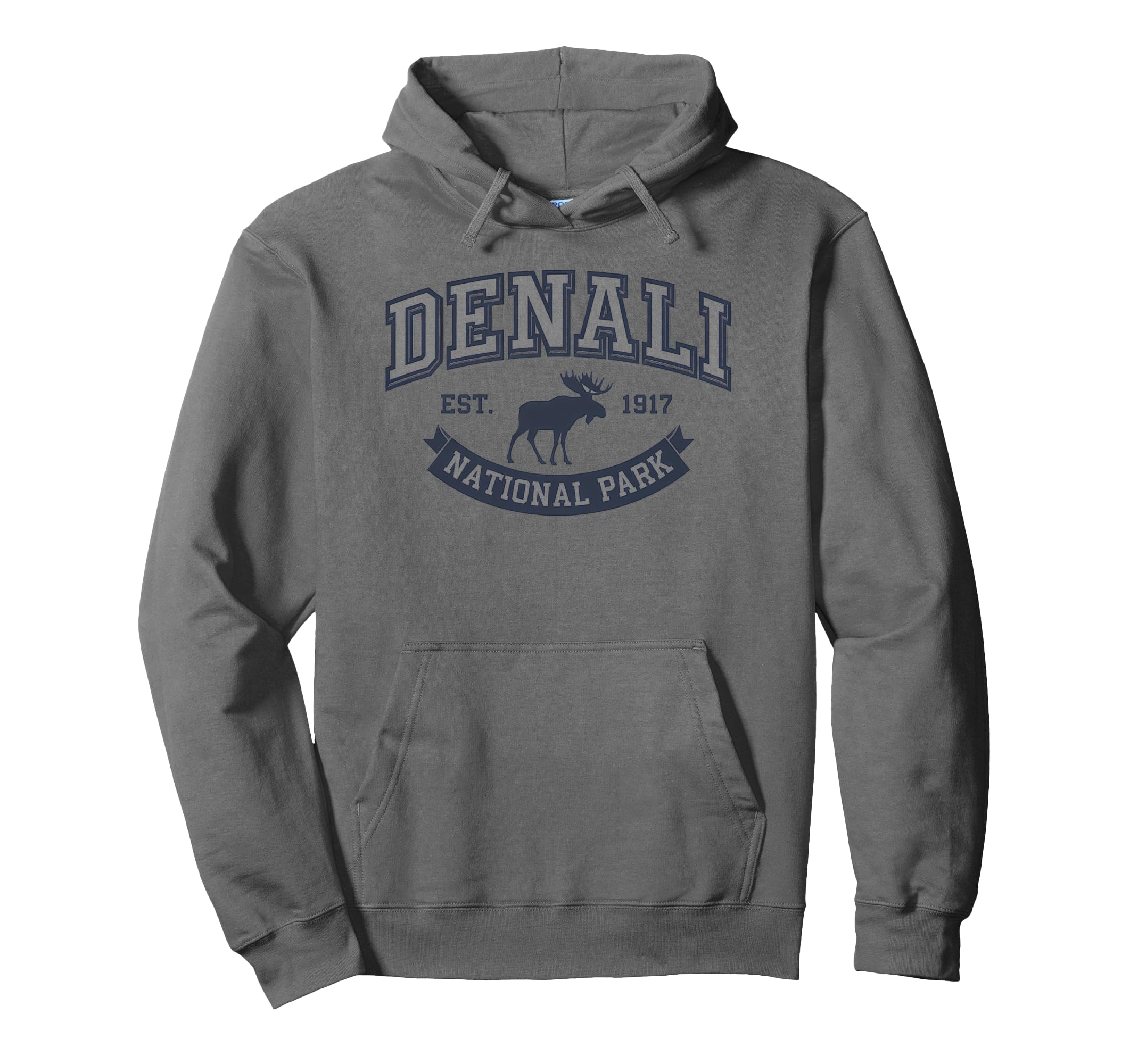 Denali Est 1917 Alaska National Park Hoodie - Casual Everyday Wear Unisex - T-Shirt, Sweatshirt, Hoodie