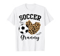 Soccer Granny Heart Leopard Granny T-Shirt - Fun Novelty Design Unisex - T-Shirt, Sweatshirt, Hoodie