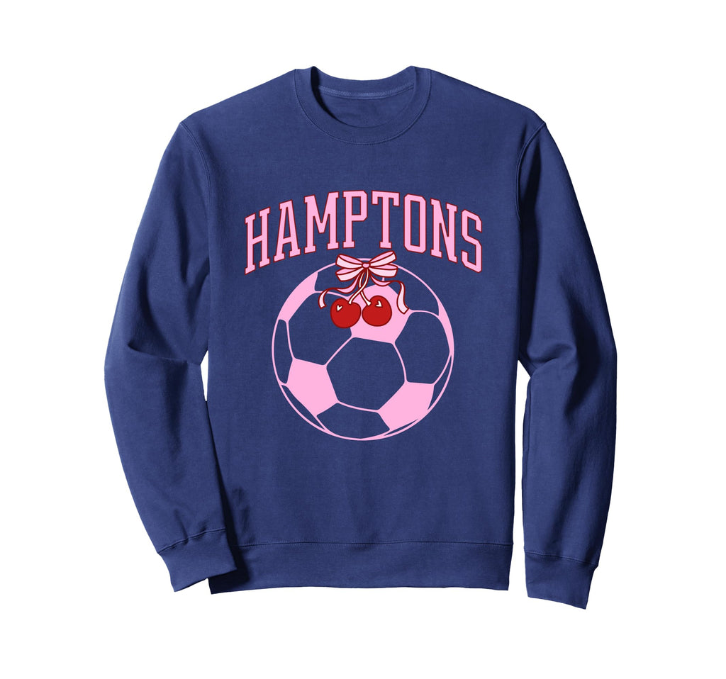 Coquette Hamptons Soccer Preppy Sweatshirt - Unique Graphic for Adults - T-Shirt, Sweatshirt, Hoodie