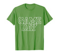 Green Game Day Football Basketball T-Shirt - Fun Novelty Design Men Women - T-Shirt, Sweatshirt, Hoodie