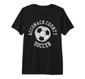Accomack County Soccer Distressed 90S Tri T-Shirt - Graphic Print Unisex - T-Shirt, Sweatshirt, Hoodie