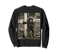 Black White Funny Chimpanzee Sweatshirt - Trendy Graphic for Adults - T-Shirt, Sweatshirt, Hoodie