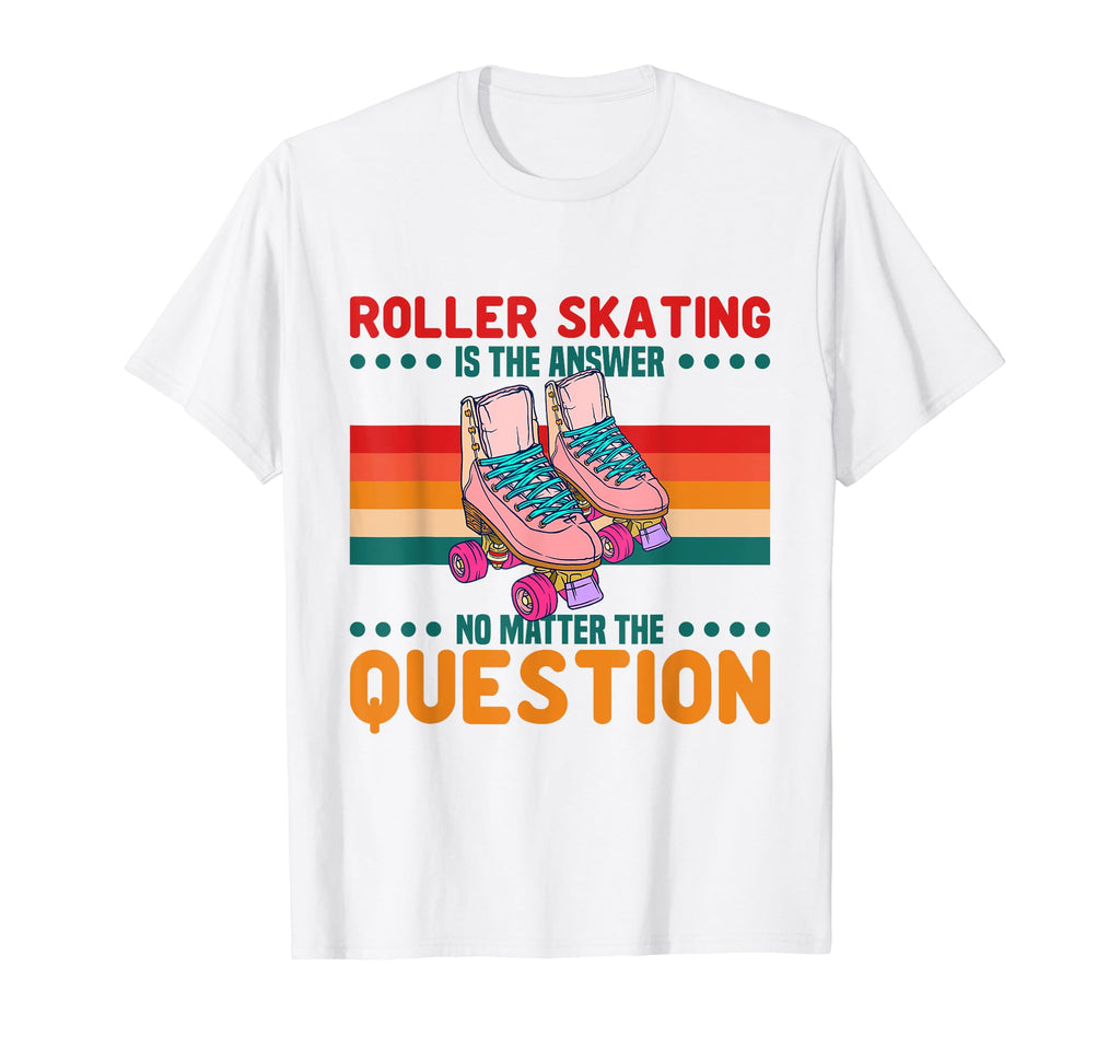 Roller Skating 70S Party Disco T-Shirt - Unique Graphic Men Women - T-Shirt, Sweatshirt, Hoodie