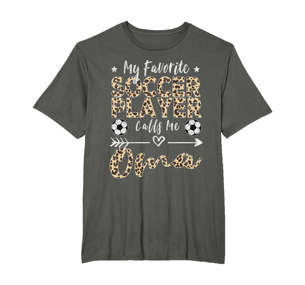 My Favorite Soccer Player Calls Me Oma T-Shirt - Custom Art Print Unisex - T-Shirt, Sweatshirt, Hoodie