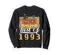 Best 1993 Cassette Tape 30 Years Sweatshirt - Casual Everyday Wear Unisex - T-Shirt, Sweatshirt, Hoodie