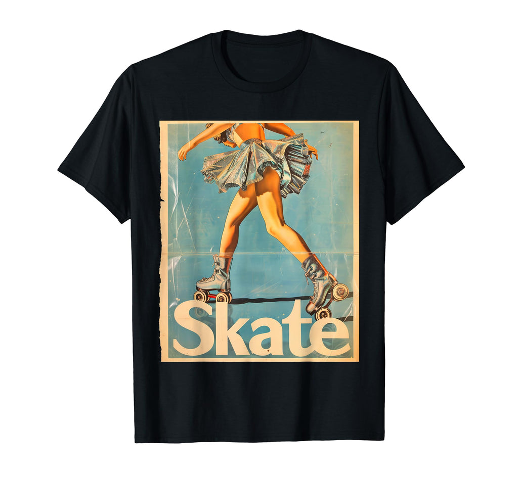 Roller Skating Skate Blue Uniform T-Shirt - Graphic Print Men Women - T-Shirt, Sweatshirt, Hoodie