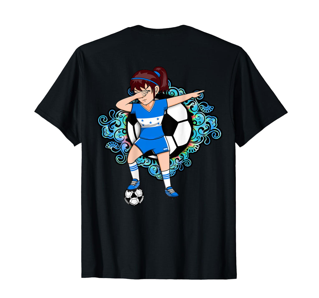 Dabbing Soccer Honduras Jersey T-Shirt - Aesthetic Graphic Men Women - T-Shirt, Sweatshirt, Hoodie