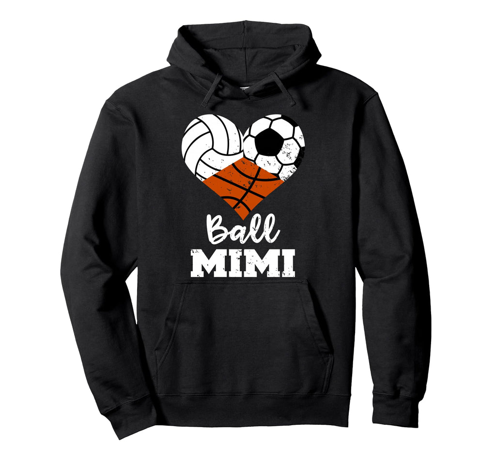 Ball Mimi Heart Funny Volleyball Hoodie - Fun Novelty Design for Adults - T-Shirt, Sweatshirt, Hoodie