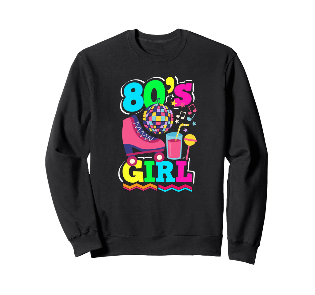 Back To 80S Boombox Roller Skate 80S Sweatshirt - Graphic Print Unisex - T-Shirt, Sweatshirt, Hoodie
