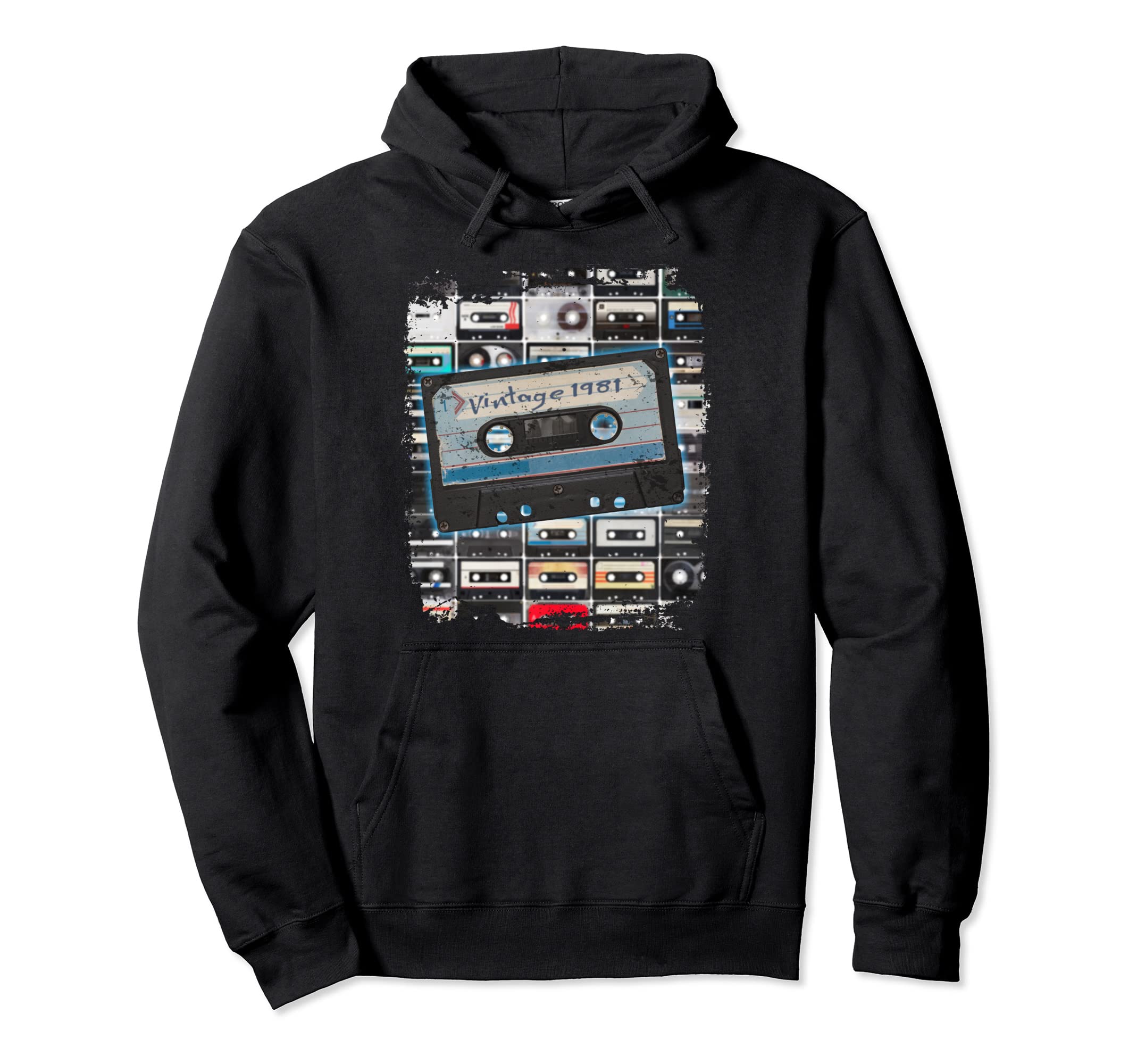 Best 1981 Funny Celebrate Birthday Hoodie - Custom Art Print Men Women - T-Shirt, Sweatshirt, Hoodie