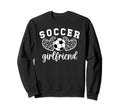 Soccer Girlfriend Hearts Soccer Sweatshirt - Minimalist Print Unisex - T-Shirt, Sweatshirt, Hoodie